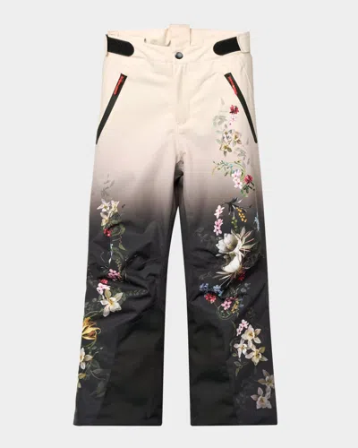 Molo Kid's Jump Pro Waterproof Ski Trousers In Gray