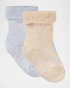 Molo Kid's Nodda Happy Face Intarsia Socks In Multi