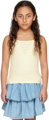 Molo Kids Beige Ranita Tank Top In 2444 Pearled Ivory