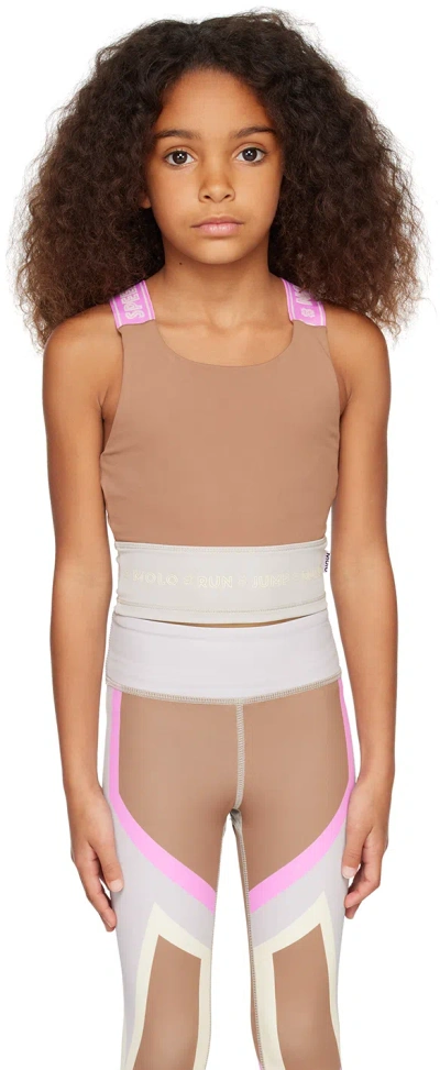 Molo Kids Brown Oliva Tank Top In 8711 Coco Bean
