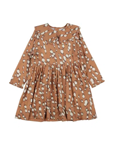 Molo Kids' Dresses In Camel