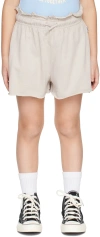 Molo Kids Gray Ayla Shorts In 8700 Soft Sand