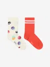 Molo Kids Yin Yang Print Socks Set In Multicoloured