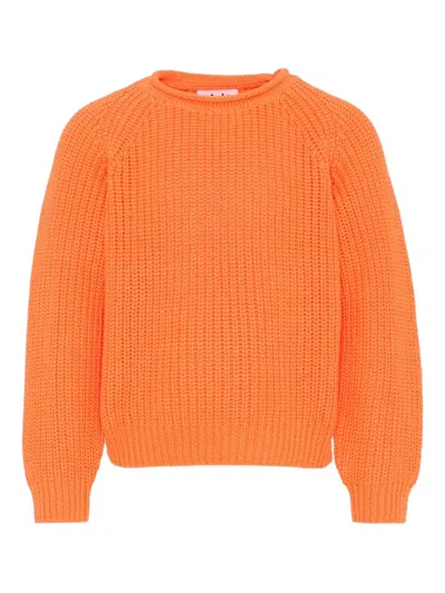 Molo Kids' Knitted Top In Orange