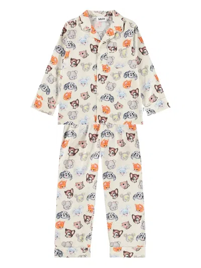 Molo Kids' Lex Pyjamas In White