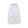 Molo Light Blue Skirt For Girl In Light Blue