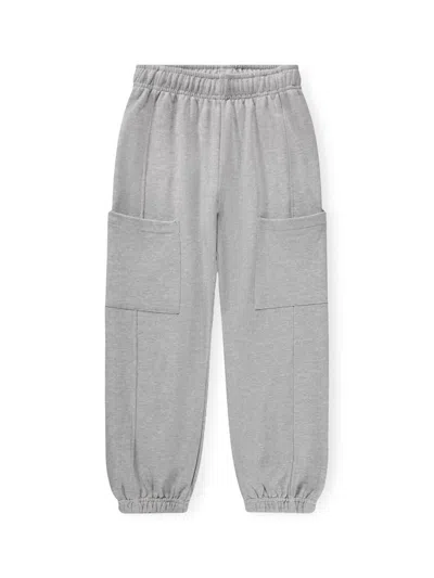 Molo Kids' Little Boy's & Boy's Seamed Cotton Sweatpants In Gray