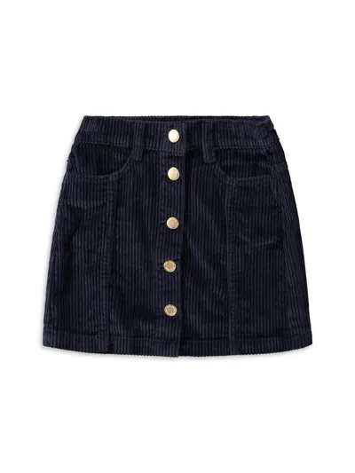 Molo Little Girl's & Girl's Bera Corduroy Skirt In Black