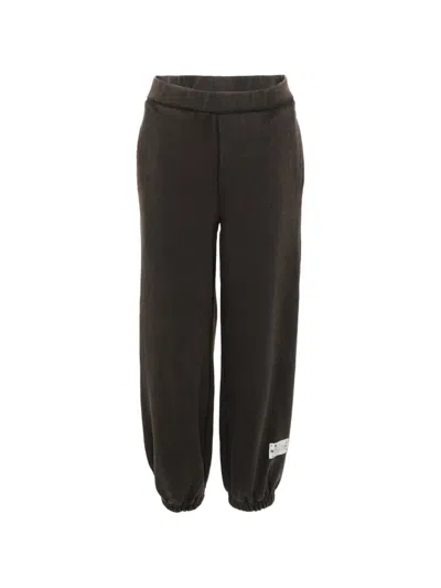 Molo Kids' Logo-detail Elasticated Track Pants In Brown