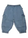 Molo Denim Jeans For Babykids In Blue