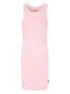Molo Pink Dress For Girl In Pink