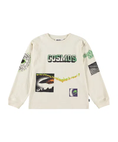 Molo Kids' Long-sleeved T-shirt In Neutral