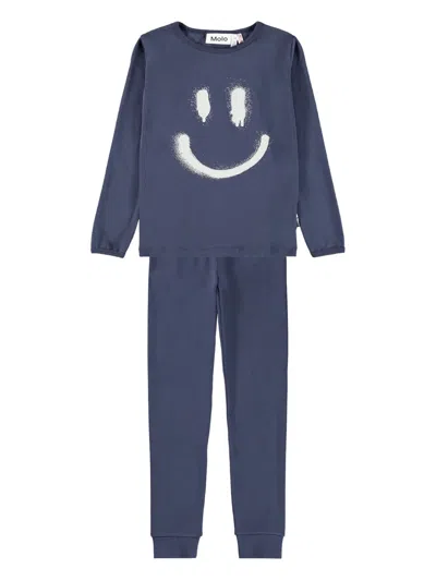 Molo Kids' Lue Pyjamas In Blue