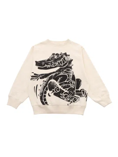 Molo Kids' Magni Sweat Shirt In White