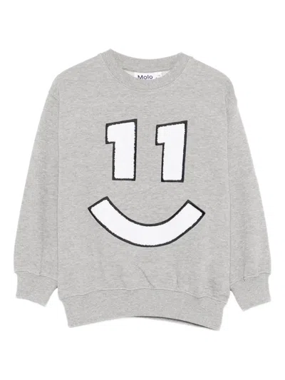 Molo Kids' Magni Sweater In Gray