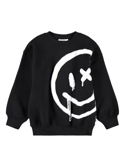 Molo Kids' Mar Sweatshirt In Black