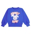 Molo Marge Rabbit-print Sweatshirt In Blue