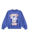 Molo Marge Rabbit-print Sweatshirt In Blue