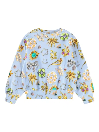 Molo Kids' Marge Sweatshirt In Blue