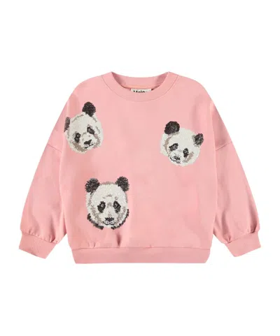 Molo Kids' Marika Sweatshirt In Pink