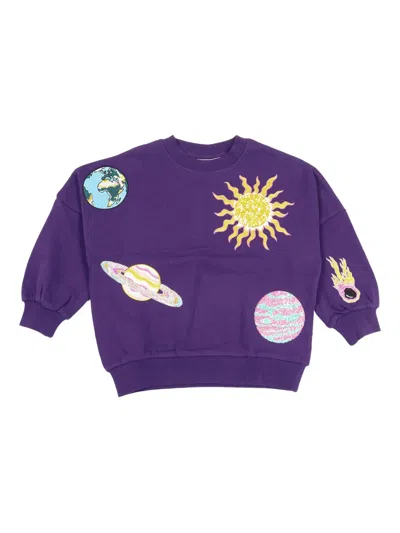 Molo Kids' Marika Sweatshirt In Purple
