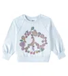 Molo Marilee Glitter Cotton Jersey Top In Multicolor