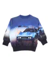Molo Graphic-print Sweatshirt In Blue