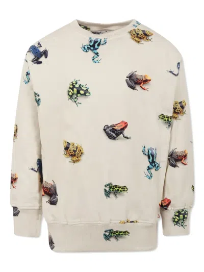 Molo Kids' Mattis Sweatshirt In Neutrals