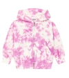 MOLO MAZZ TIE-DYE COTTON JERSEY HOODIE