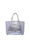 Molo Metallic-effect Leather Tote Bag