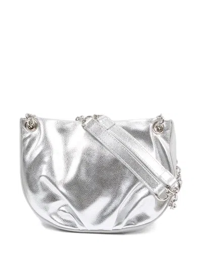 Molo Kids' Metallic-effect Shoulder Bag In Silver
