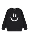 Molo Mike Printed Cotton Sweatshirt In Black