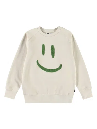 Molo Kids' Mike Sweatshirt In Neutrals
