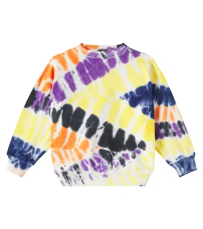 Molo Kids' Monti Cotton Sweatshirt In Multicoloured
