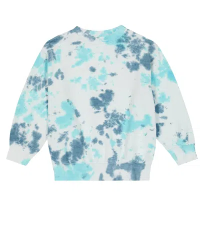 Molo Kids' Sweatshirt Monti Aus Baumwolle In Water Tie Dye