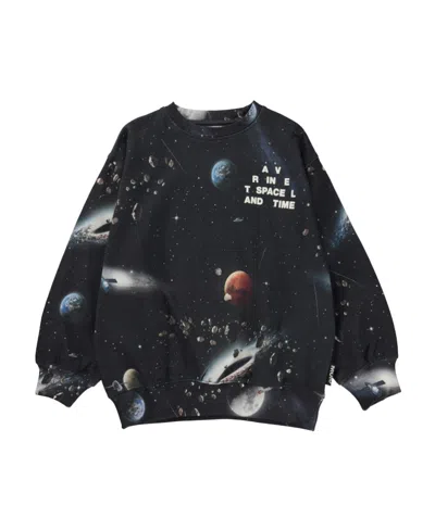 Molo Monti Graphic-print Sweatshirt In Black