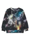 Molo Monti Out There-print Sweatshirt In Black