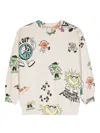 Molo Monty Organic-cotton Sweatshirt In Neutrals