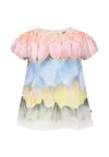 Molo Multicolor Dress For Baby Girl In Multicolor