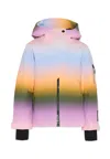 Molo Multicolor Snow Jacket For Girl In Multi