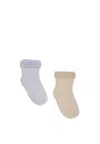 Molo Smiley Face Pattern Socks Two Pairs In Multicolor