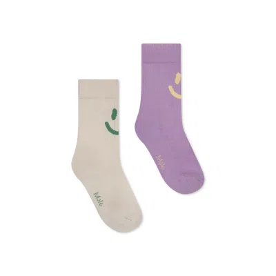 Molo Multicolor Socks Set For Kids With Smile