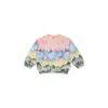 Molo Multicolor Sweatshirt For Baby Girl With Petal Print In Multicolor