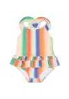 Molo Multicolor Swimsuit For Baby Girl In Multicolor