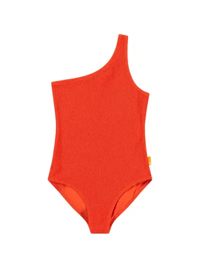 Molo Kids' Nai Swimsuit In Red
