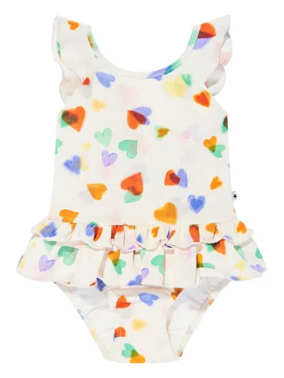 Molo Babies' Nalani Swimsuit In White
