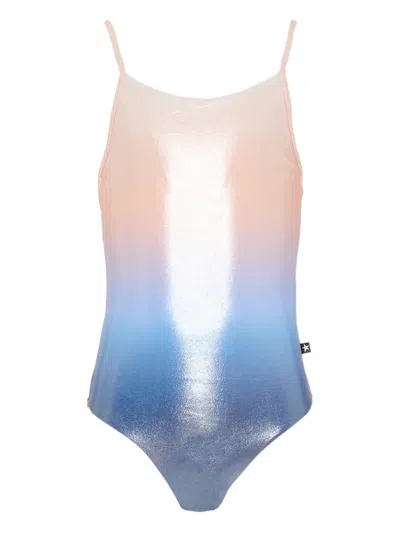 Molo Kids' Nanna Swimsuit In Blue