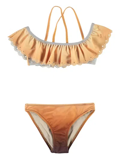 Molo Kids' Natacha Bikini In Brown