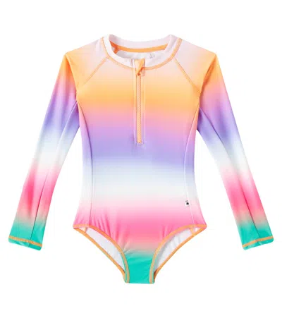 Molo Kids' Necky Swimsuit In Multicoloured