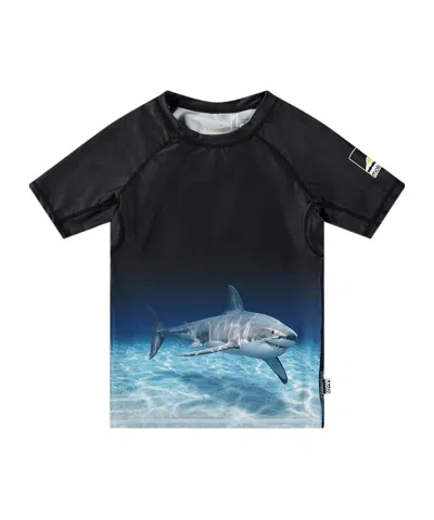 Molo Kids' Neptune Rashguard In Black